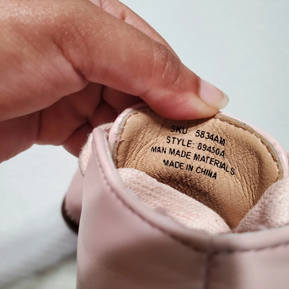 Josmo Caminar Cierre con Cordones Suela Dura para Mejor Soporte Zapatos Niño Pequeño Talla 5C Foto 4 de 4
