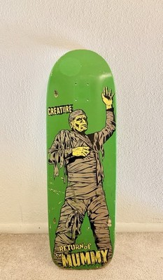 Creature Return of the Mummy 2007 Skateboard Deck 9.5 x 30.75