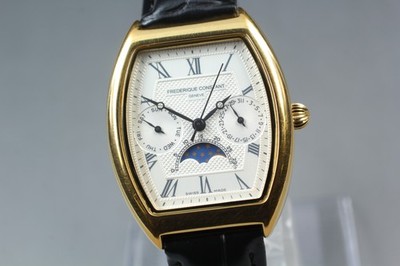 [Near MINT] Frederique Constant FC 260X5T5/6 Gold White Dial Men's Quartz Watch