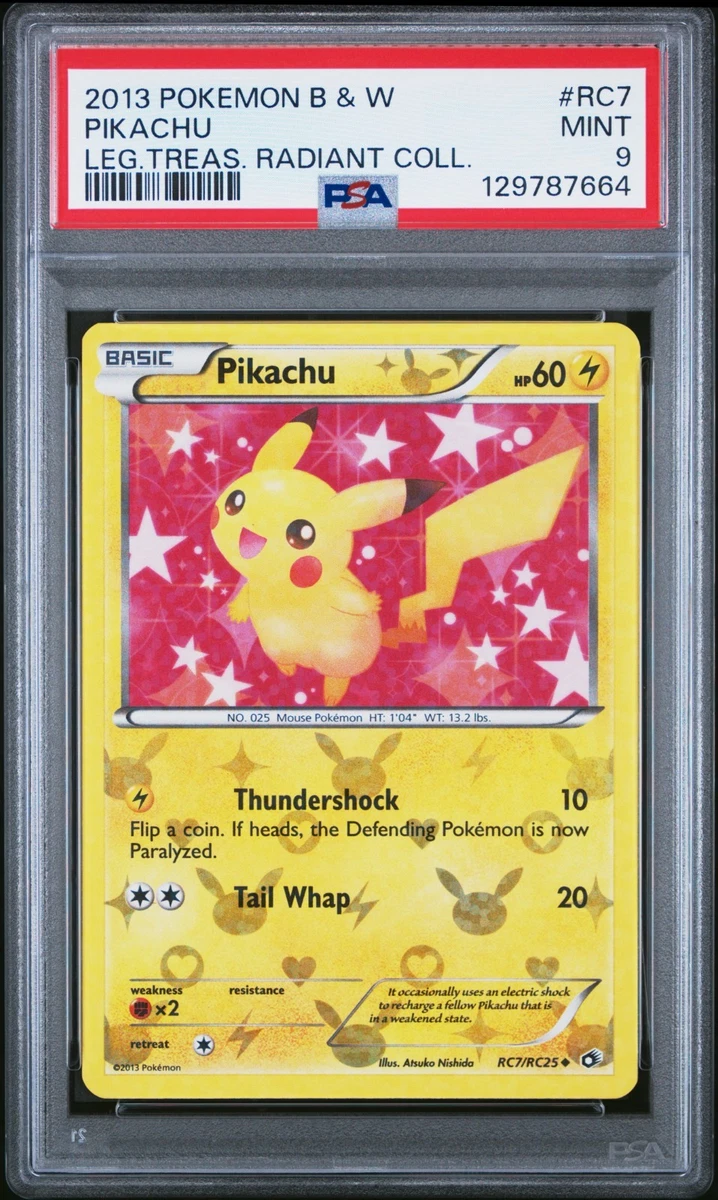 Pikachu Pokémon TCG Legendary Treasures Individual Collectible