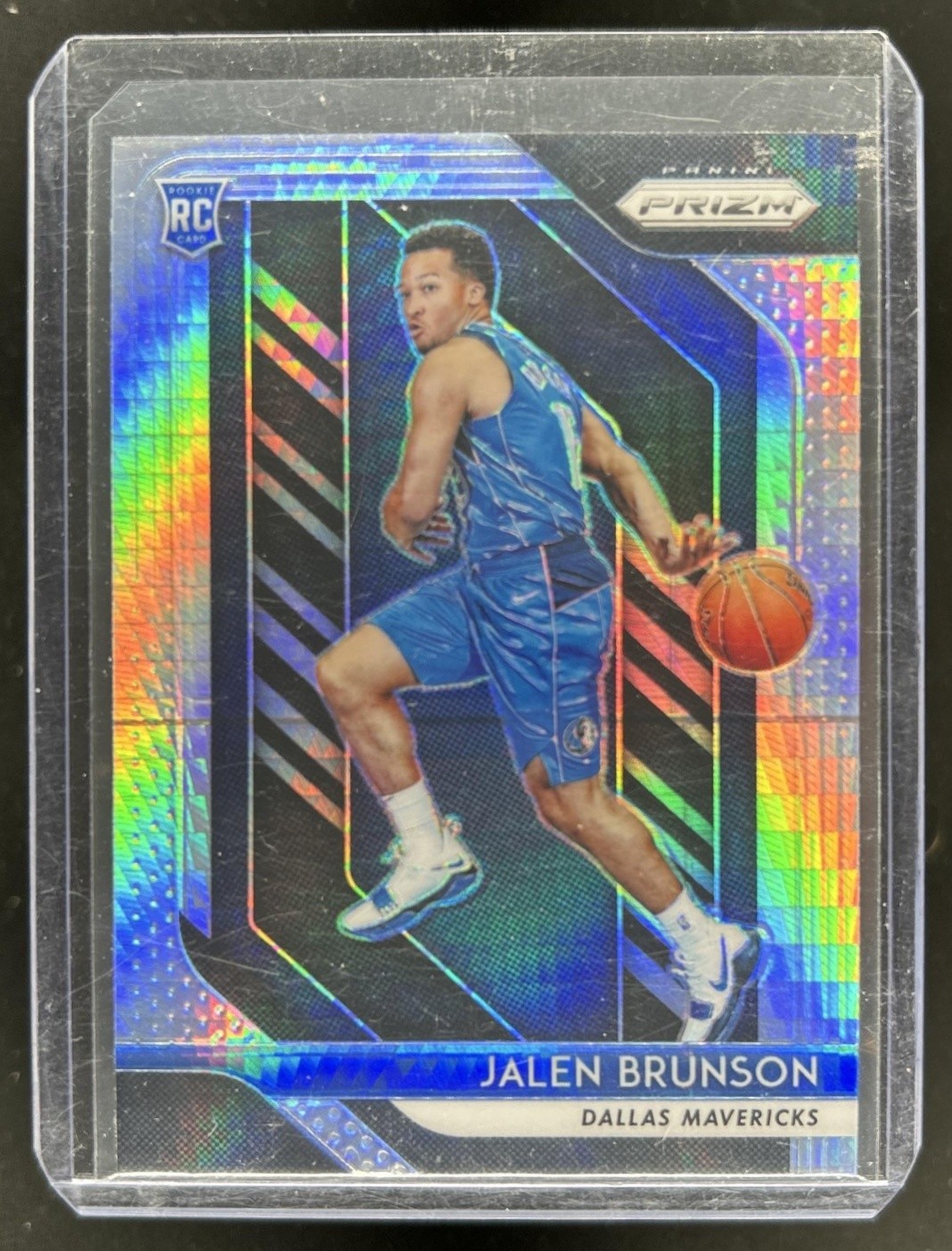 2018-19 Panini Prizm Jalen Brunson RC Prizm Hyper Rookie #250 Mavericks
