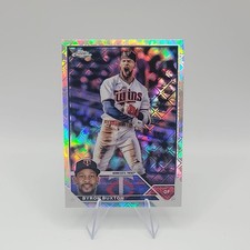2023 Topps Chrome Logofractor Byron Buxton #28 Minnesota Twins