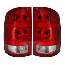 Labwork Left+Right Tail Lights For 2007-13 GMC Sierra 1500 2500 3500 HD Halogen