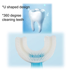 2 PCS U-Shaped Kids Toothbrush, Soft Manual Training Toothbrush for Kids 6-12...