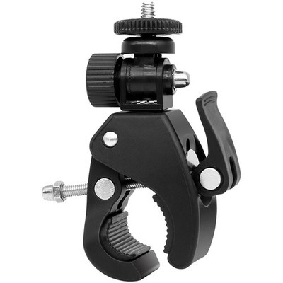 Quick Release Screw Clamp Bracket Bike Handlebar Mount 1/4 Tripod For Camer.f5