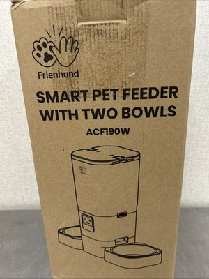 Frienhund Automatic Feeder 2 Bowls 5G WiFi Food Dispenser with Alexa ACF190W