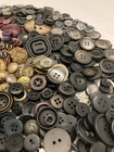 Mixed Lot of Over 500 Vintage Buttons Gold Silver Black  Blue for Crafts, Sewing — photo 5