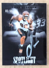 2024 Panini Black Spotlight Signatures Chad Johnson #2/99 Auto