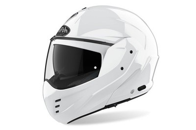 Integralhelm zum Öffnen Airoh Mathisse Farbe Weiß Hochglanz