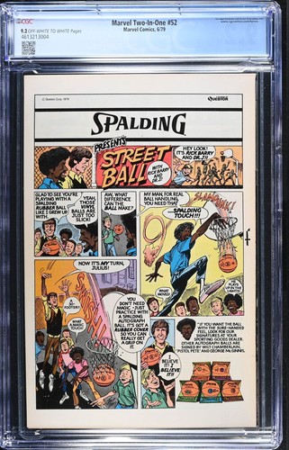 Marvel Two-In-One #52 1979 Marvel 9.2 NM- CGC Graded Comic 1st App. Crossfire - Picture 2 of 2