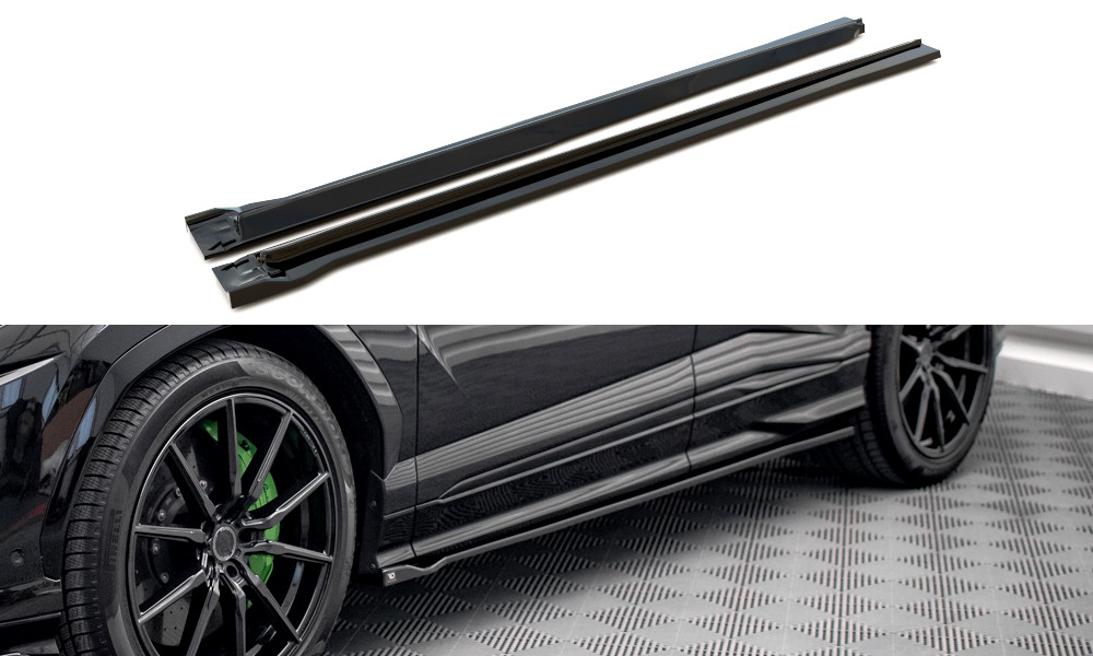 Bas de caisse Lamborghini Urus Mk1 Maxton : extension de carrosserie premium en carbone look