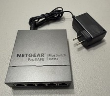 Netgear GS105E Prosafe PLUS 5 Port Gigabit Sw...