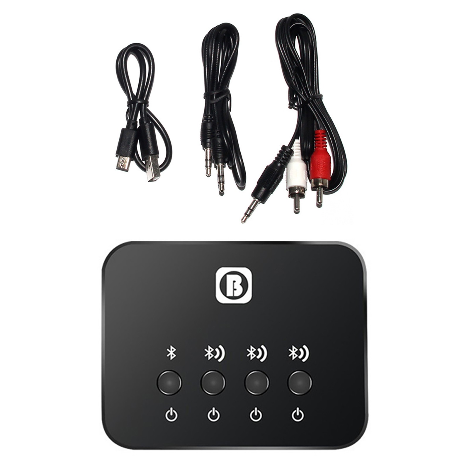 Bluetooth 4.0 Stereo Audio Splitter Transmitter for 1-3 Devices