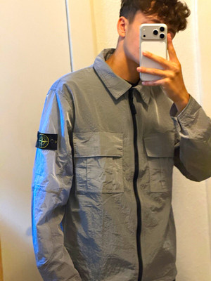 Stone Island Jacke grau M