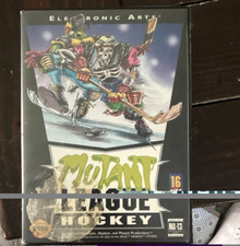 Electronic Arts Mutant League Hockey Sega Genesis - cartridge + case (no manual)