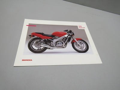 1989 HONDA NT650 HAWK GT ORIGINAL DEALER SALES BROCHURE NOS DOUBLE SIDED