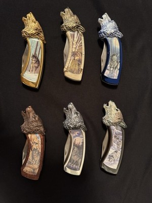 Franklin Mint Collector's Knives 6pc Knife Set
