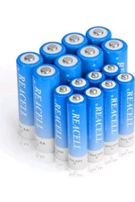 16 Count AA,AAA Rechargeable Batteries Combo, 8 X AA Battery 2800mAh and 8 X...