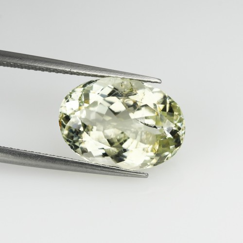 Pierre Sillimanite Naturelle 6,23 Ct - Couleur Vert/jaune - Ovale - Clarté WS1 - Neuf Sans Emballage