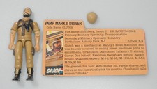 Vintage 1984 Tan Clutch v2 G.I. GI Joe 100% Complete Figure 3.75 Mark II Driver