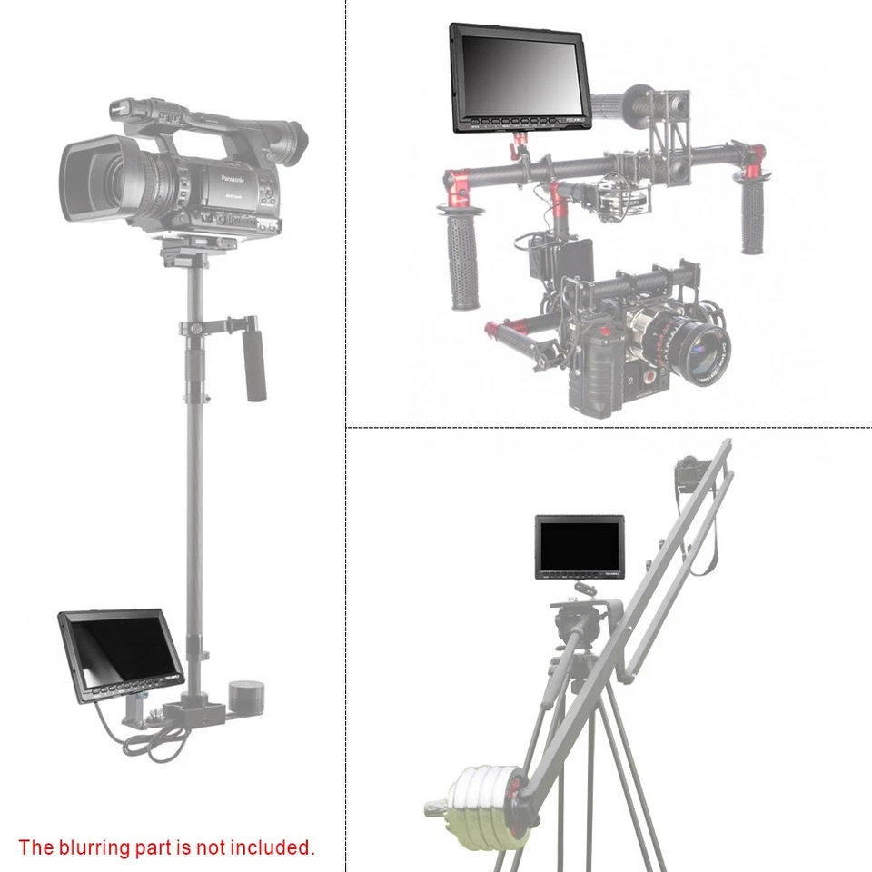 1- FW74K Portable 7 Inch Ultra HD 1280 * 800 IPS LCD Screen Camera - Image 3 of 4