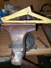 Schraubstock Heuer Front Backenbreite 135mm mit Drehteller