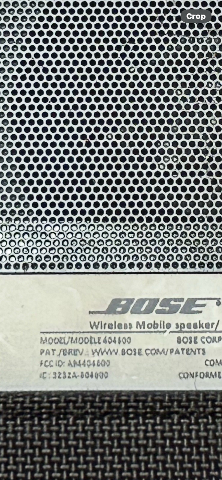 Bose SoundLink Wireless Bluetooth Nylon Mobile Speaker 404600 Wall & Car Charger