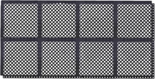 8-Pack Anti-Fatigue Rubber Floor Mats Each 21"x21" Interlocking Non-Slip Tiles