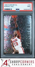 1996 METAL #191 KENDALL GILL NETS POP 2 PSA 9