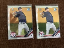 2019 1st Bowman Chrome Prospects #BCP-137 Brock Burke Rangers