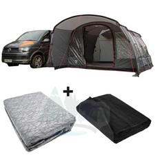 VANGO GALLI LOW DRIVE AWAY AWNING POLED & CARPET & FOOTPRINT CAMPERVAN BUNDLE