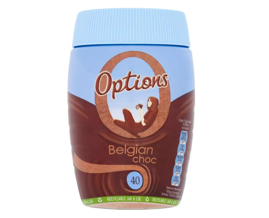 Options Belgian Hot Chocolate 6x395g