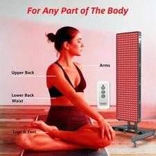 1500W Red Infrared Light Therapy Panel Full Body for Skin Health & Muscle Relief