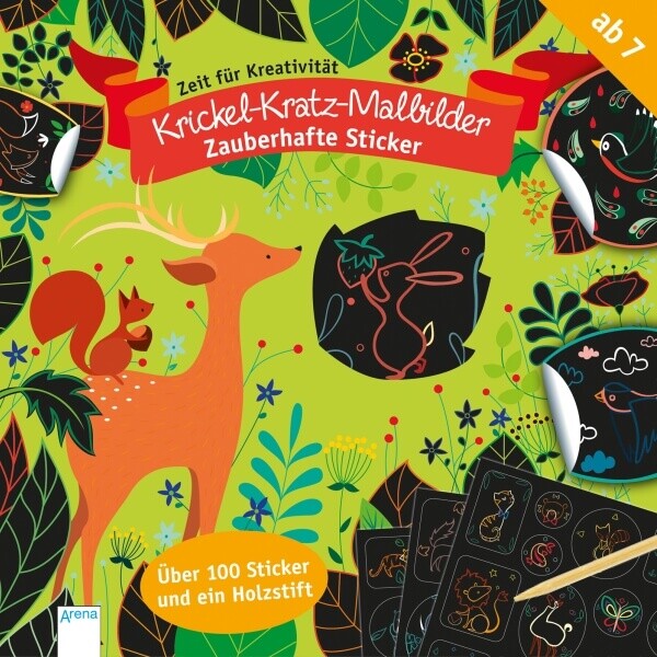 Thumbnail - Page, Alice de: Zeit Für Kreativität Krickel-kratz-malbilder