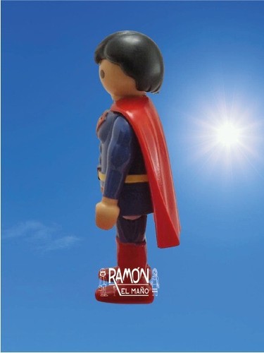 Custom Playmobil Superman Supergirl DC comics krypton acero superhéroe - Imagen 4 de 10