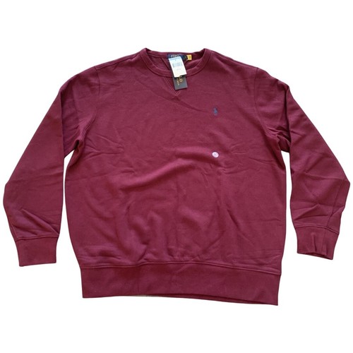 Fleece Crewneck Sweatshirt Burgundy 