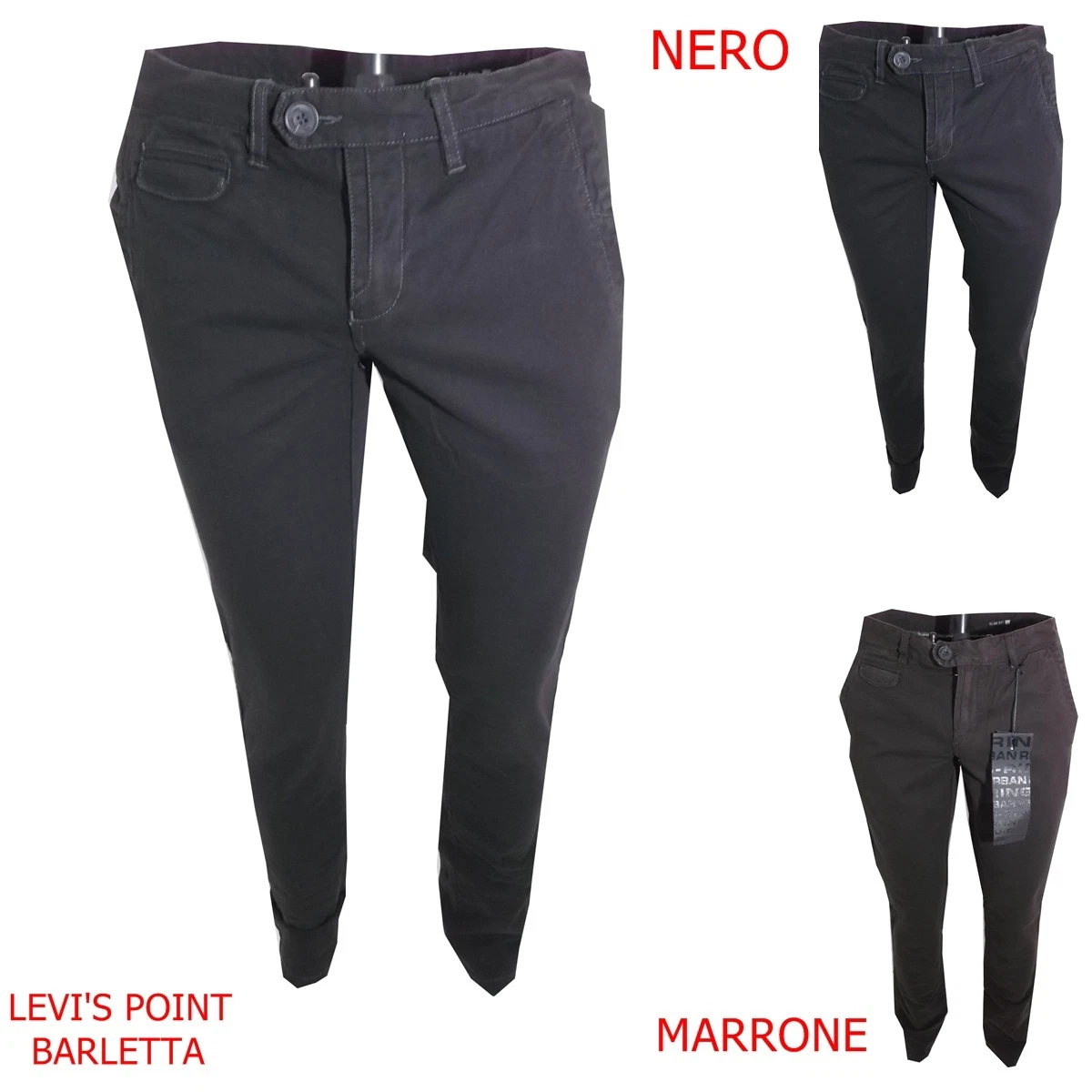 Pantaloni Uomo A Vita Bassa Triangolo - Moda Hipster, Coprenti Anca, Tessuto Morbido Elasticizzato