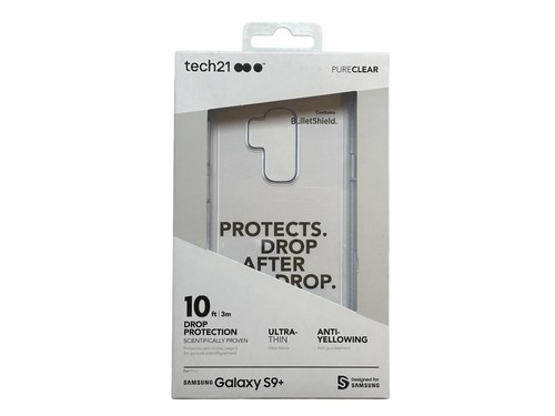 Tech 21 Ultra Thin Pure Clear Protective Case Cover For Samsung Galaxy S9+ Plus - Picture 4 of 6