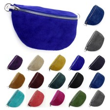 Women's Suede Leather Sling Bag Ladies Casual Crossbody Bum Bag Shoulder Handbag