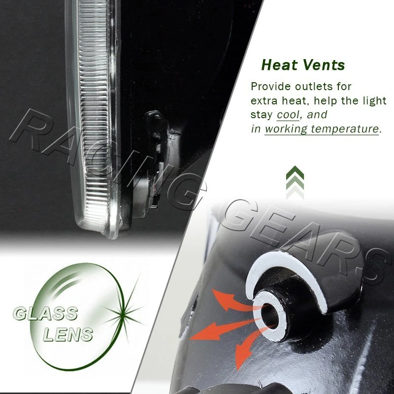 FAROS PROYECTOR LED AZUL CARCASA HAZ SELLADO 7"X6" H6014 H6052 H6054 Foto 3 de 4