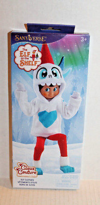 Claus Couture Elf on the Shelf Clothing Yeti Monster Hoodie Set Outfit NEW