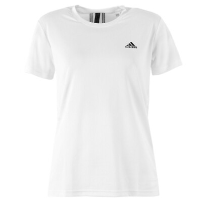 adidas Damen Sportshirt GL3812 3-Stripes Tee Weiß / M / Shirt, Laufshirt