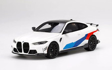 1/18 BMW M4 G82 M Performance 2021 Alpine White Resin Model by Top Speed TS0350