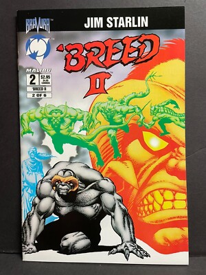 Breed II  #2  NM  1994   High Grade Malibu Comics UNREAD