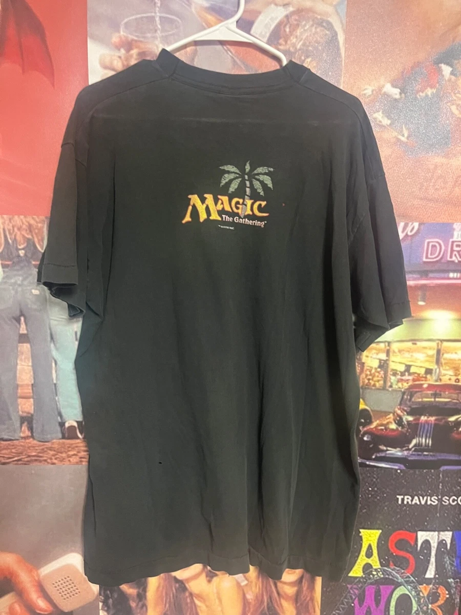 vintage 1996 magic the gathering mirage graphic t shirt size XXL