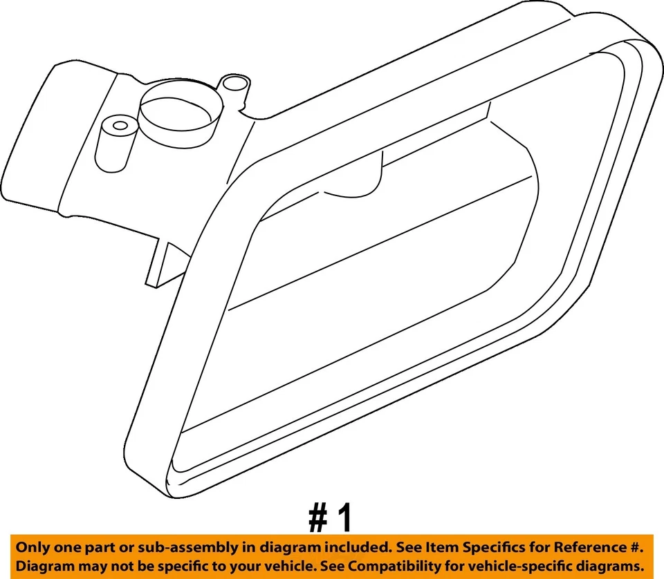 Used Air Cleaner Assembly fits: 2004 Mitsubishi Endeavor  Grade A - Image 4 of 4