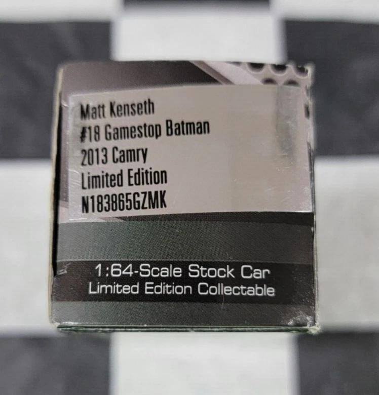 Camry Nationalwide #18 2013 Matt Kenseth Gamestop Batman 1/64 diecast N183865GZMK Foto 2 de 3