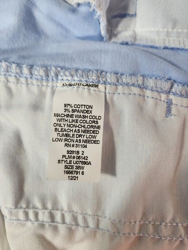 Mens Saddlebred Light Blue Shorts Size 38W With 9” Inseam. - Picture 5 of 11