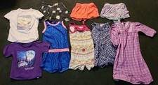 Lot of 9 Girls Size 6 Shirts, Shorts, Night Gowns, Clothes