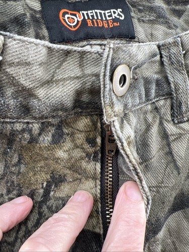 Outfitters Ridge Pants Youth 10R Camo Realtree Adjustable Waist Jeans Hunting - Picture 4 of 13